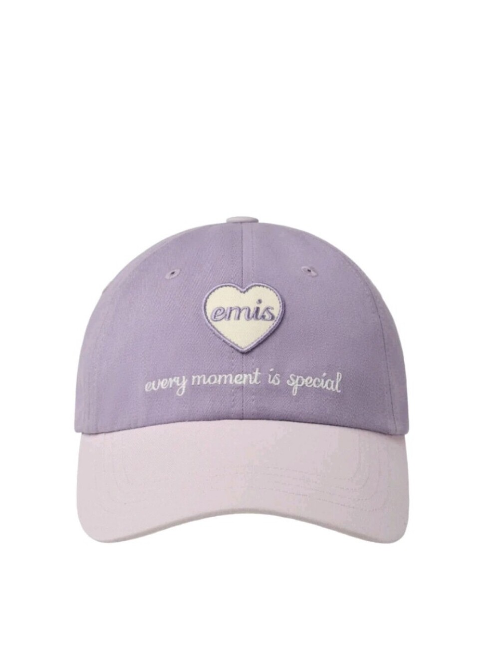 emis HEART WAPPEN TONE ON TONE BALL CAP, Pastel Lavender PURPLE